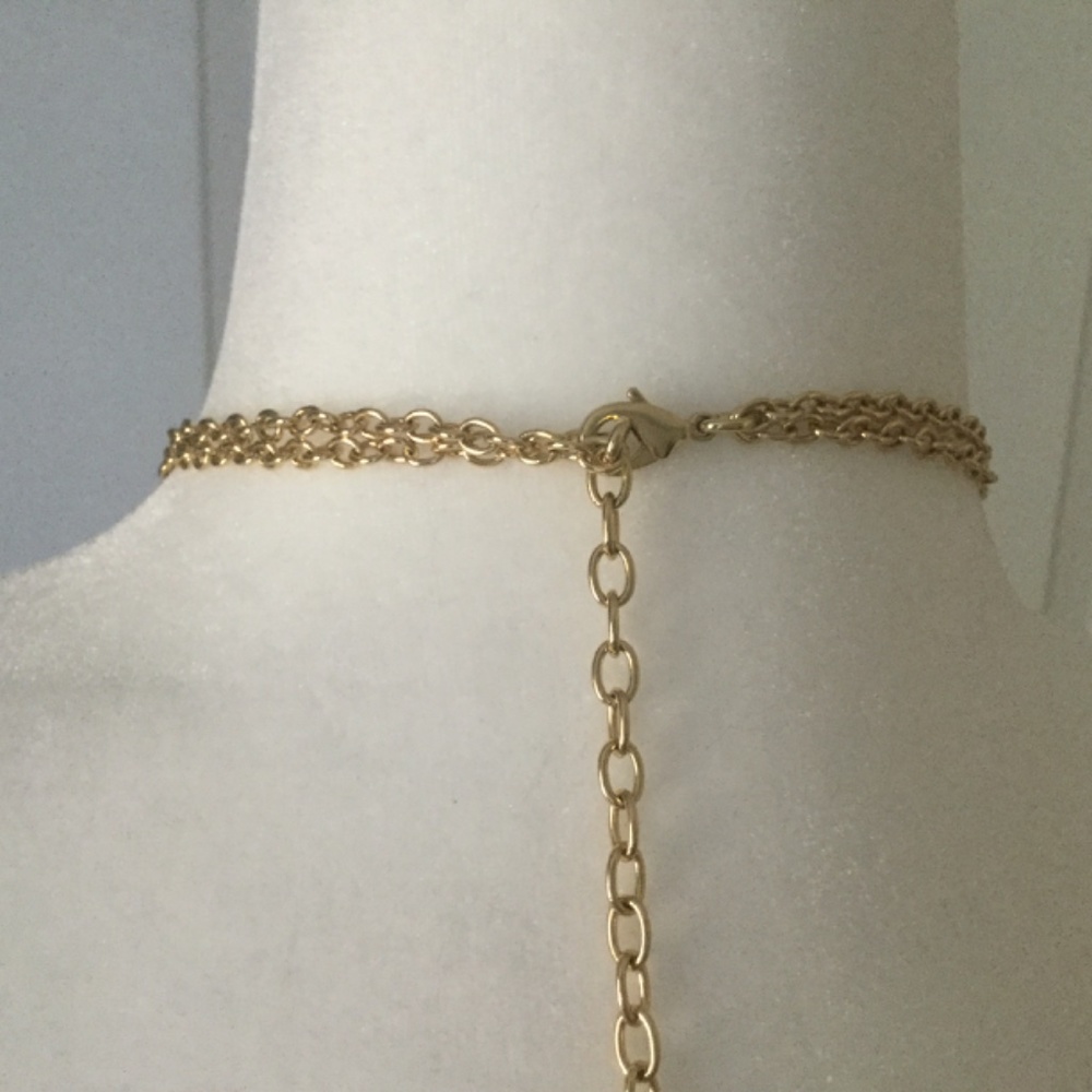 Talbots Multicolor Floral Statement Necklace - image 2